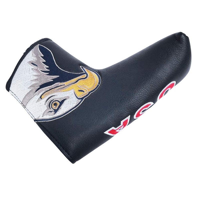 PINMEI Golf Blade Putter Cover Golf Putter Headcover Synthetic Leather Closure for Scotty Cameron Odyssey Blade Taylormade Ping (Blue) - Image 3